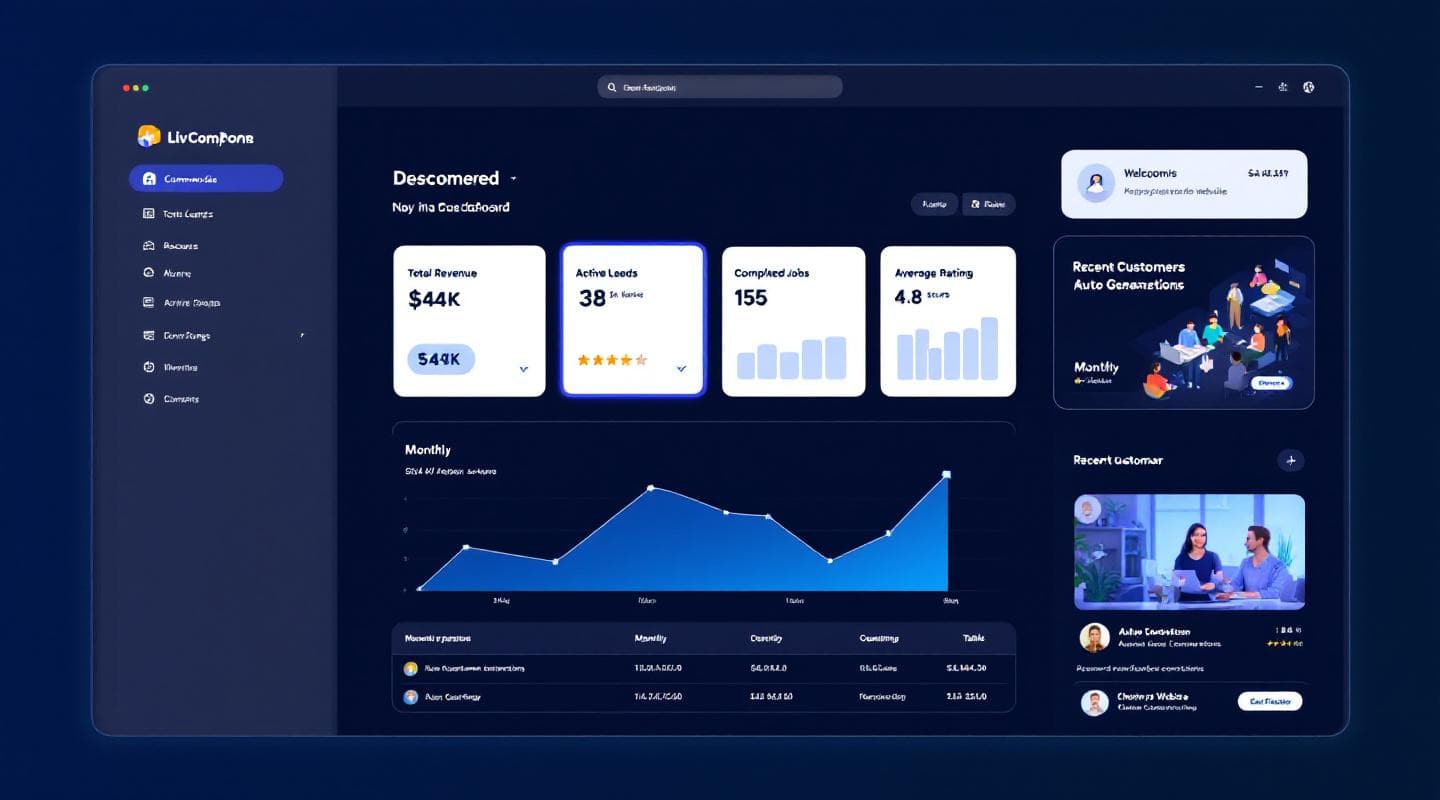 Fasite CRM and business management dashboard